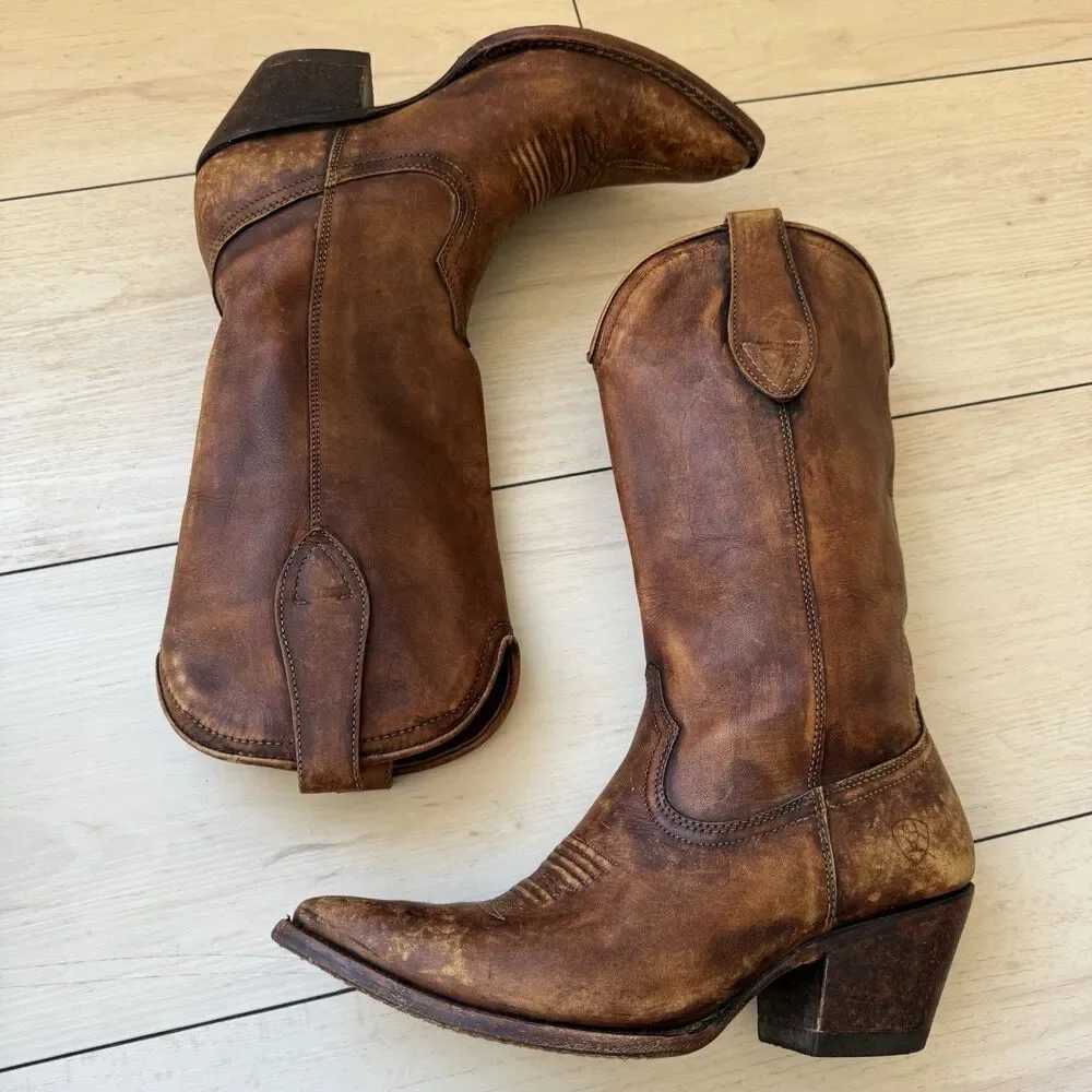 Ariat Josefina Cowboy Boots 10019979 Women's Size 9B RARE Super Soft - Picture 8 of 14